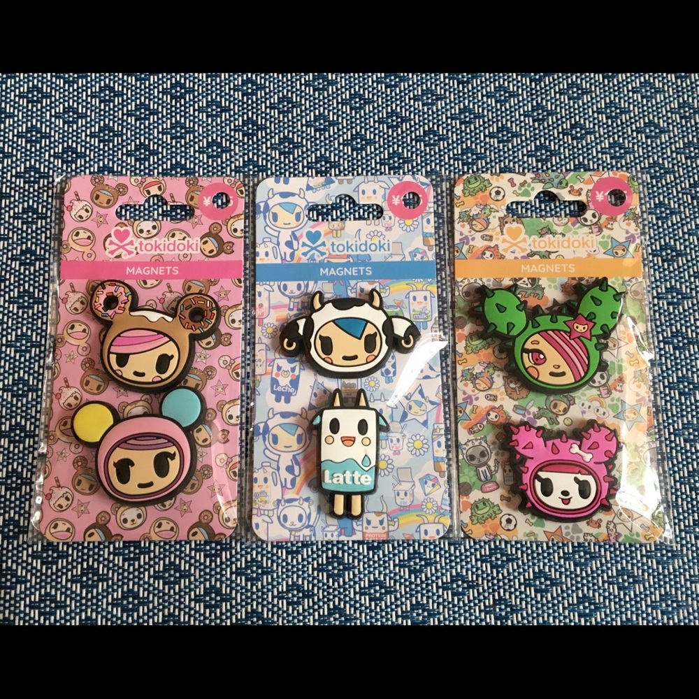 tokidoki Magnets Set of 3